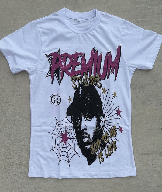 Pink premium studios tshirt